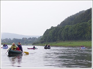 Weser Kanutouren: von Höxter bis Polle und Hann.-Münden